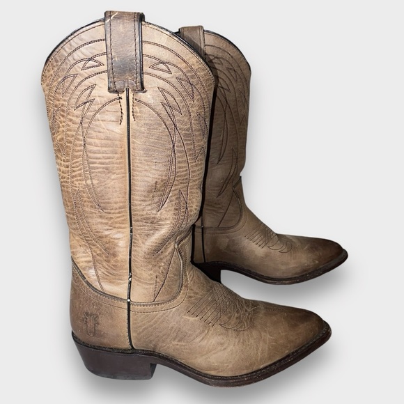 FRYE Billy Brown Leather Women’s Pull On Boot Size 6.5B - Picture 7 of 16